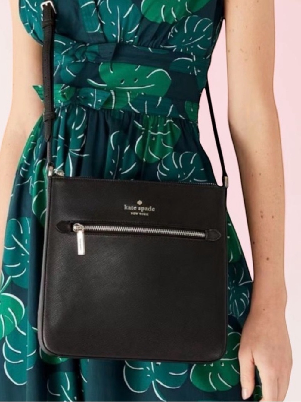 Kate Spade Sadie Black Large Crossbody - Picture 2 of 13